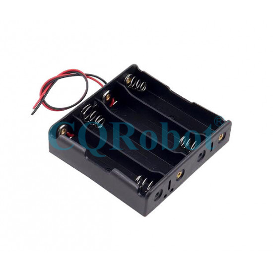 4 - 18650 Battery Holder Series Connection, with Cable without Connector. 4 - 18650 Battery Holder Series Connection, with Cable without Connector.