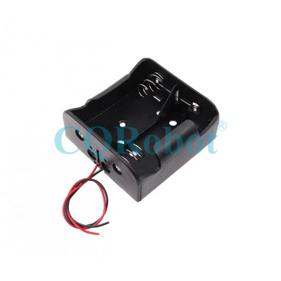 2 D-Cell Battery Holder, with Cable without Connector. 2 D-Cell Battery Holder, with Cable without Connector.