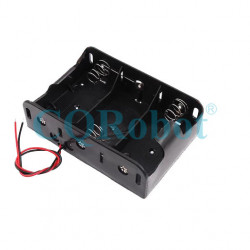 3 D-Cell Battery Holder, with Cable without Connector.