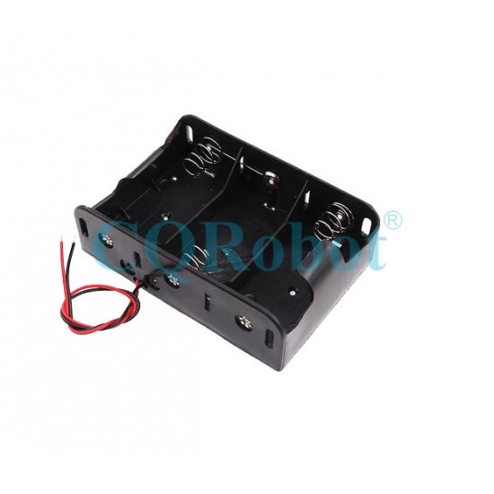 3 D-Cell Battery Holder, with Cable without Connector. 3 D-Cell Battery Holder, with Cable without Connector.