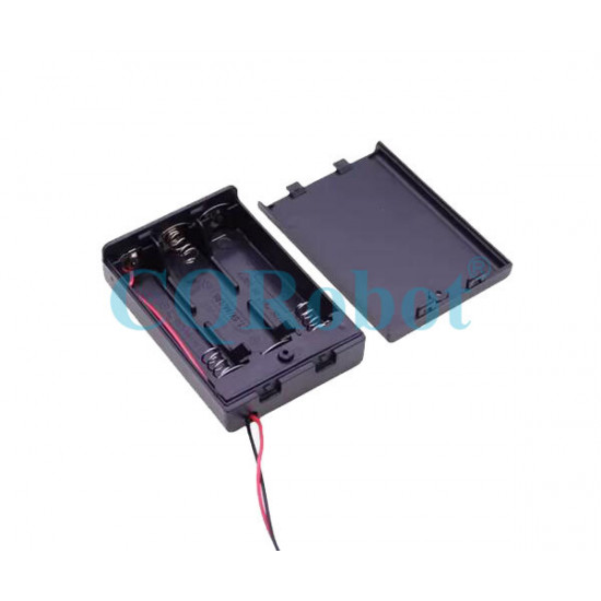 3 AA Battery Holder, with Cover ON-Off Switch and XH2.54 Plug Cable. 3 AA Battery Holder, with Cover ON-Off Switch and XH2.54 Plug Cable.