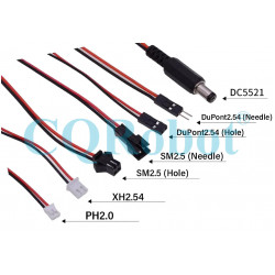 3 AA Battery Holder, with Cover ON-Off Switch and PH2.0 Plug Cable.