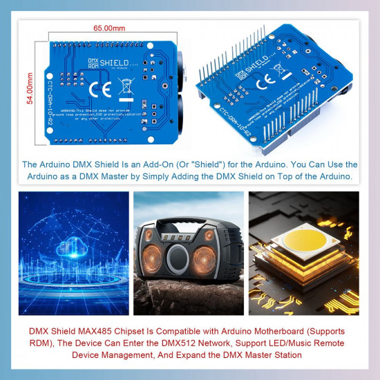 DMX Shield for Arduino DMX Shield for Arduino