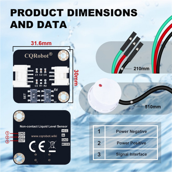 Non-Contact Water / Liquid Level Sensor Non-Contact Water / Liquid Level Sensor