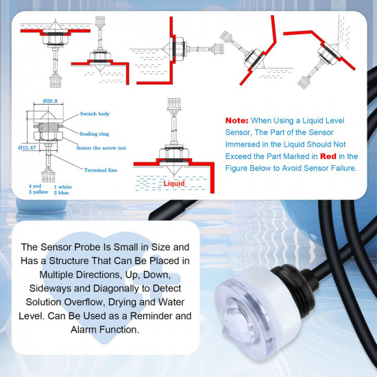 Contact Water / Liquid Level Sensor Contact Water / Liquid Level Sensor