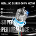 43.8:1 Metal DC Geared-Down Motor 37Dx65L mm 24V, with 64 CPR Encoder and Mounting Bracket. 