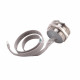 Round-Stainless Steel Threaded Capacitive Fingerprint Sensor (with LED)