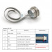 Round-Stainless Steel Threaded Capacitive Fingerprint Sensor (with LED)