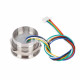 Round-Stainless Steel Threaded Capacitive Fingerprint Sensor (with LED)