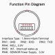 Round-Capacitive Fingerprint Recognition Module (with LED)