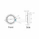 Round-Capacitive Fingerprint Recognition Module (with LED)