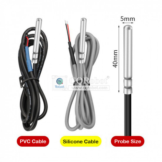 B3470 5K NTC Temperature Sensor, with PVC Cable 0.5M B3470 5K NTC Temperature Sensor, with PVC Cable 0.5M