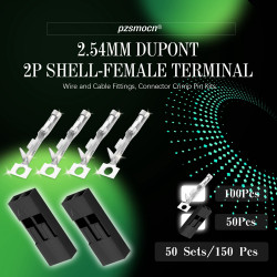 2.54 mm DuPont 2-Pin Female Connector Kit
