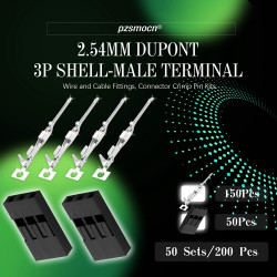 2.54 mm DuPont 3-Pin Male Connector Kit