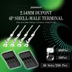 2.54 mm DuPont 4-Pin Male Connector Kit