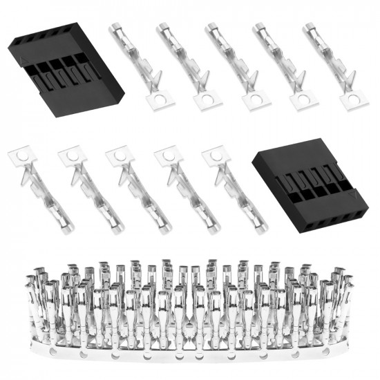 2.54 mm DuPont 5-Pin Female Connector Kit 2.54 mm DuPont 5-Pin Female Connector Kit