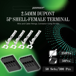 2.54 mm DuPont 5-Pin Female Connector Kit