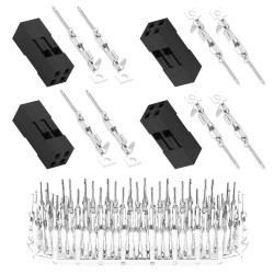 2.54 mm DuPont Double Row 2-Pin Male Connector Kit