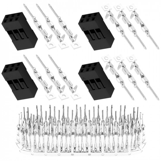 2.54 mm DuPont Double Row 3-Pin Male Connector Kit 2.54 mm DuPont Double Row 3-Pin Male Connector Kit