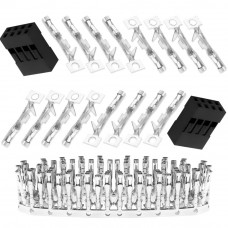 2.54 mm DuPont Double Row 4-Pin Female Connector Kit