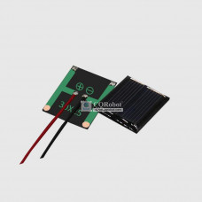 Solar Epoxy Plate Rectangle 30x25mm with Cable, 1V, 80MA, 0.08W