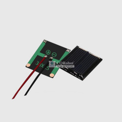 Solar Epoxy Plate Rectangle 30x25mm with Cable, 1V, 80MA, 0.08W