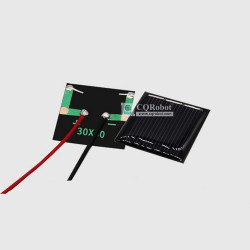 Solar Epoxy Plate Square 30x30mm with Cable, 1.5V, 60MA, 0.09W