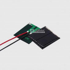 Solar Epoxy Plate Rectangle 30x36mm with Cable, 2V, 55MA, 0.11W