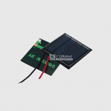 Solar Epoxy Plate Square 39.5x39.5mm with Cable, 2V, 65MA, 0.13W