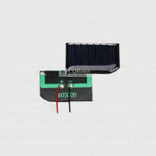 Solar Epoxy Plate Rectangle 40x28mm with Cable, 3.5V, 30MA, 0.105W