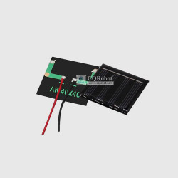 Solar Epoxy Plate Square 40x40mm with Cable, 2V, 50MA, 0.1W