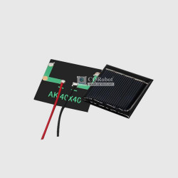 Solar Epoxy Plate Square 40x40mm with Cable, 2V, 100MA, 0.2W