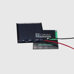 Solar Epoxy Plate Square 44x44mm with Cable, 1.5V, 150MA, 0.225W