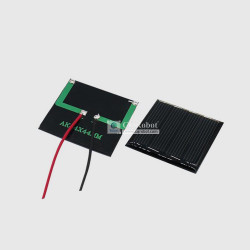 Solar Epoxy Plate Square 44x44mm with Cable, 2V, 110MA, 0.22W