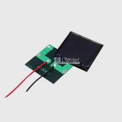 Solar Epoxy Plate Square 45x45mm with Cable, 1.5V, 150MA, 0.225W