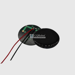 Solar Epoxy Plate Round-D45mm with Cable, 0.5V, 270MA, 0.135W