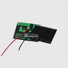 Solar Epoxy Plate Rectangle 48.5x42.8mm with Cable, 2.5V, 80MA, 0.2W