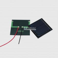 Solar Epoxy Plate Square 50x50mm with Cable, 2.5V, 110MA, 0.275W