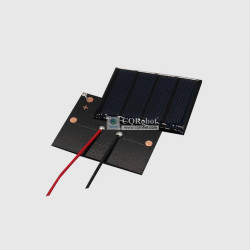 Solar Epoxy Plate Rectangle 50.5x40.5mm with Cable, 2V, 80MA, 0.16W