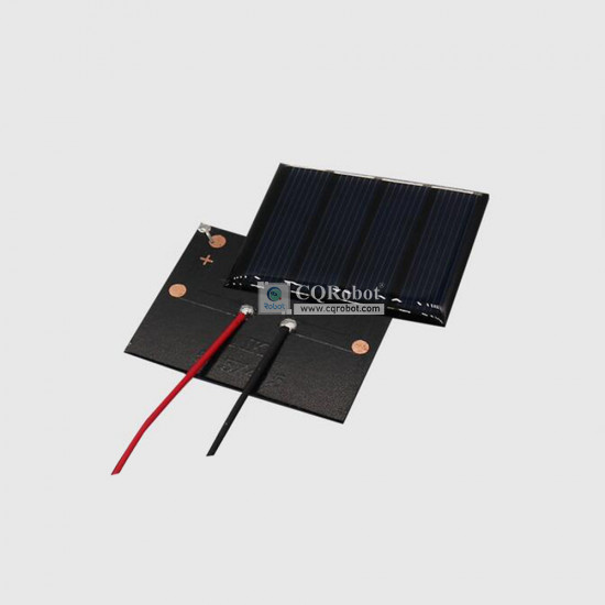 Solar Epoxy Plate Rectangle 50.5x40.5mm with Cable, 2V, 80MA, 0.16W Solar Epoxy Plate Rectangle 50.5x40.5mm with Cable, 2V, 80MA, 0.16W