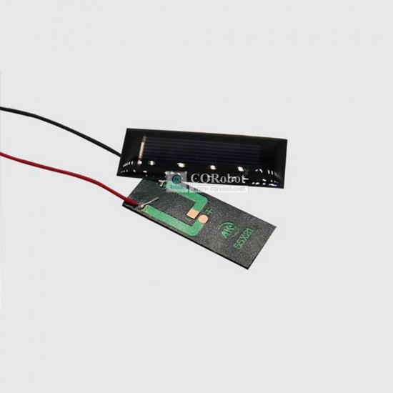 Solar Epoxy Plate Rectangle 55x21mm with Cable, 0.5V, 80MA, 0.04W Solar Epoxy Plate Rectangle 55x21mm with Cable, 0.5V, 80MA, 0.04W