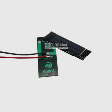 Solar Epoxy Plate Rectangle 55x21mm with Cable, 1V, 50MA, 0.05W