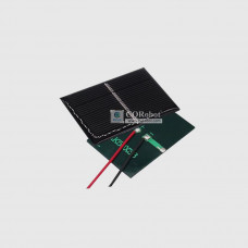 Solar Epoxy Plate Rectangle 58x38mm with Cable, 2V, 120MA, 0.24W