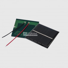 Solar Epoxy Plate Square 59.8x59.8mm with Cable, 2.5V, 160MA, 0.4W