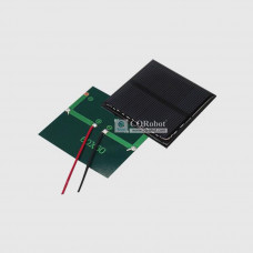 Solar Epoxy Plate Square 60x60mm with Cable, 2V, 200MA, 0.4W