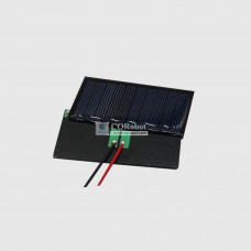 Solar Epoxy Plate Rectangle 67.2x34.7mm with Cable, 5V, 60MA, 0.3W
