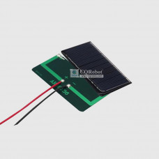 Solar Epoxy Plate Rectangle 68x36mm with Cable, 5V, 60MA, 0.3W