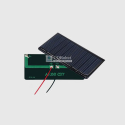 Solar Epoxy Plate Rectangle 68x37mm with Cable, 5V, 60MA, 0.3W