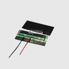 Solar Epoxy Plate Rectangle 70x28mm with Cable, 5.5V, 50MA, 0.275W