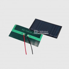 Solar Epoxy Plate Rectangle 70x39.5mm with Cable, 5.5V, 60MA, 0.33W
